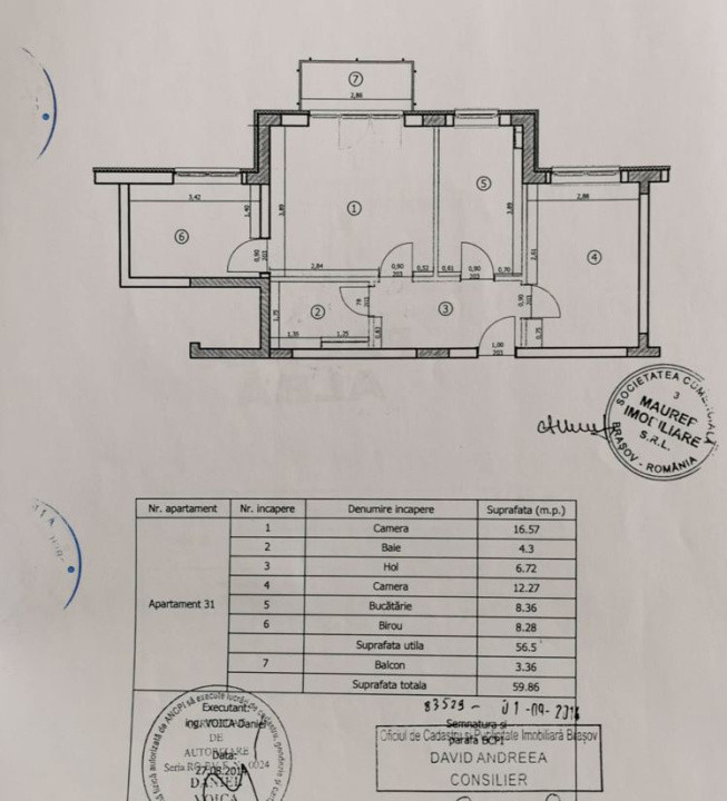 Apartament 3 camere, decomandat, Avantgarden Bartolomeu 