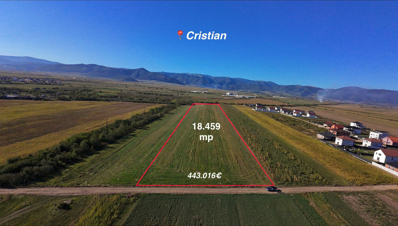 Teren de Vânzare – 18.459 mp cu Potențial de Investiție! Cristian- Sibiu