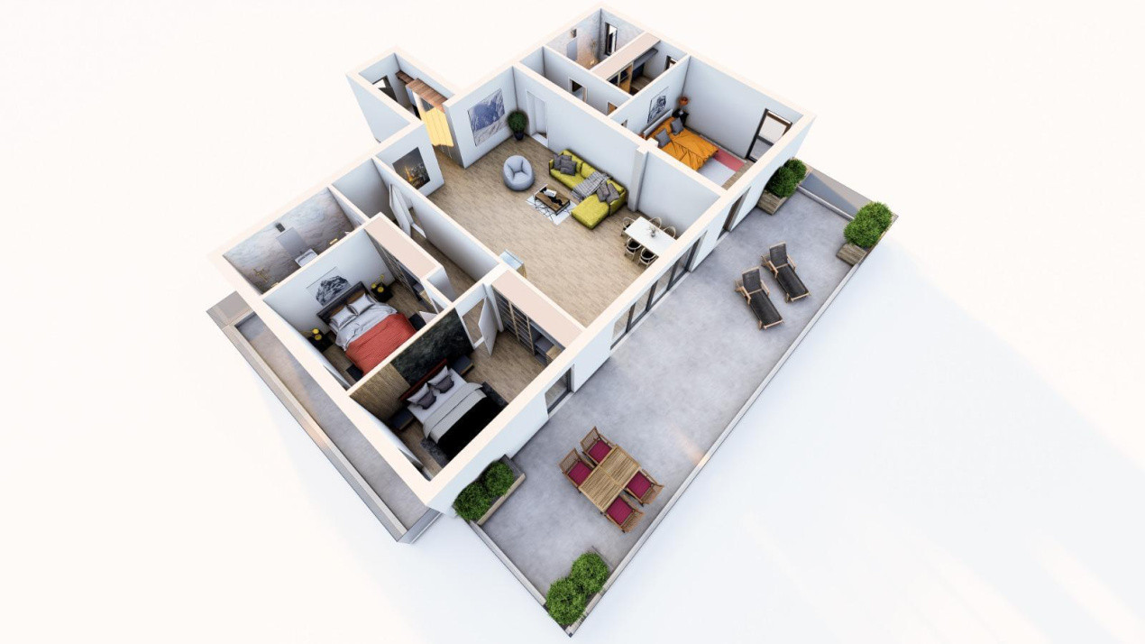 Teren cu PUZ autorizatie 22 apartamente cu terase zona Turnisor Sibiu