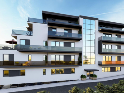 Teren de vanzare cu autorizatie bloc  22 apartamente cu terase - Sibiu