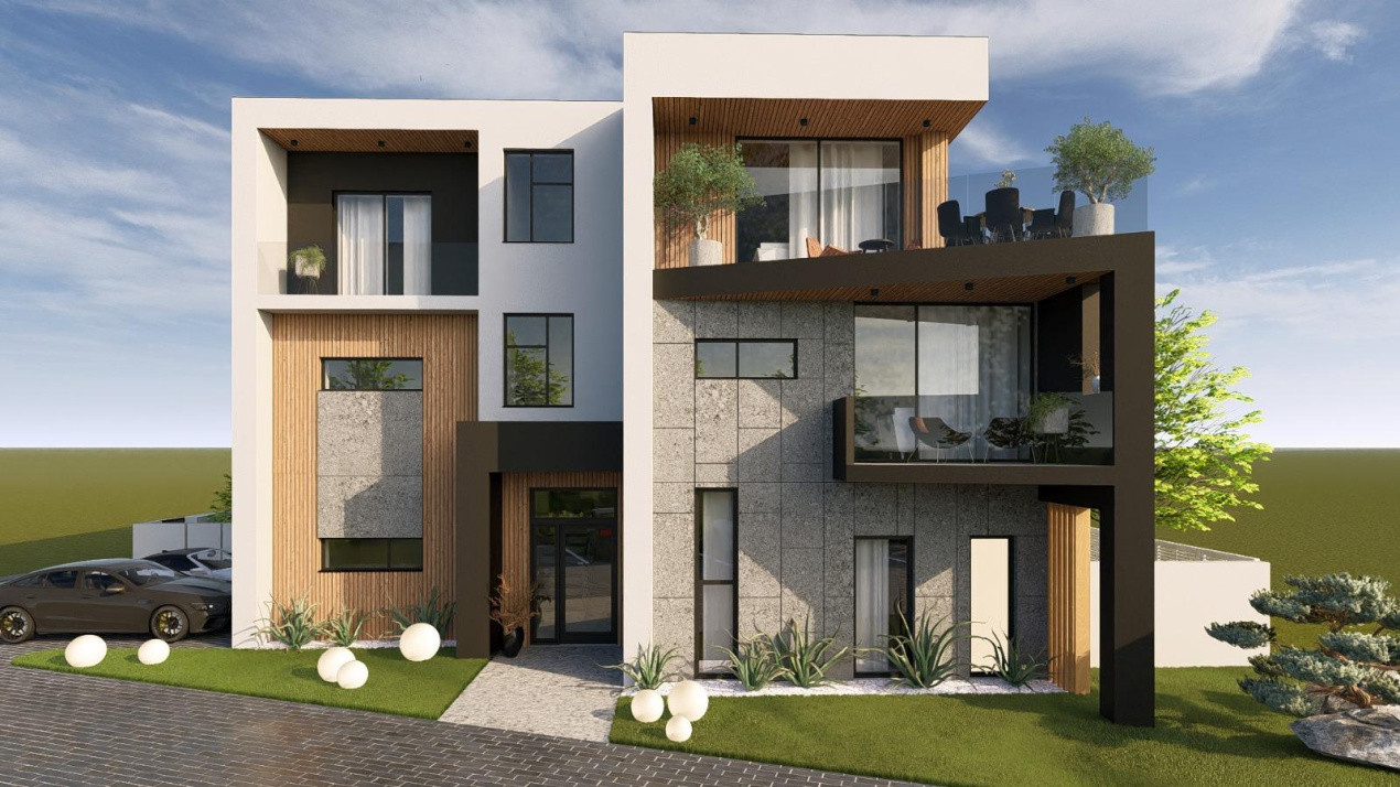 Apartament modern 4 camere 4 bai ultrafinisat teren 174mp Arhitectilor