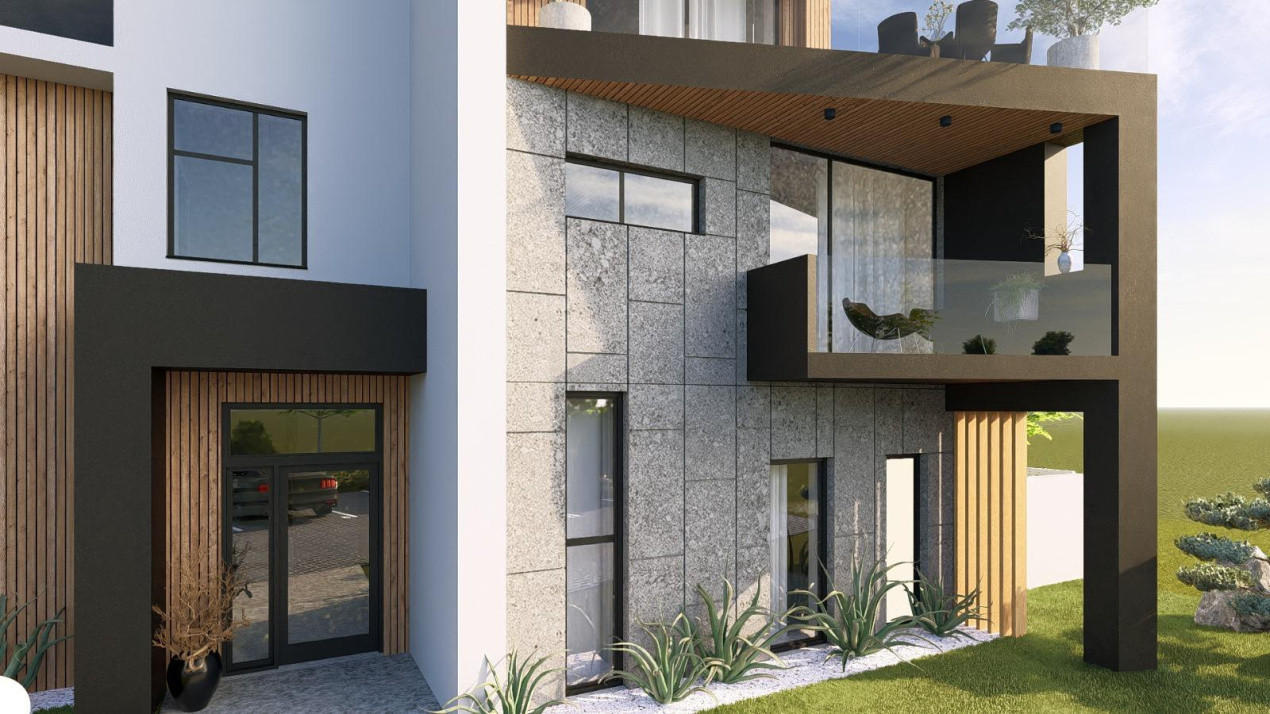 Apartament modern 4 camere 4 bai ultrafinisat teren 174mp Arhitectilor
