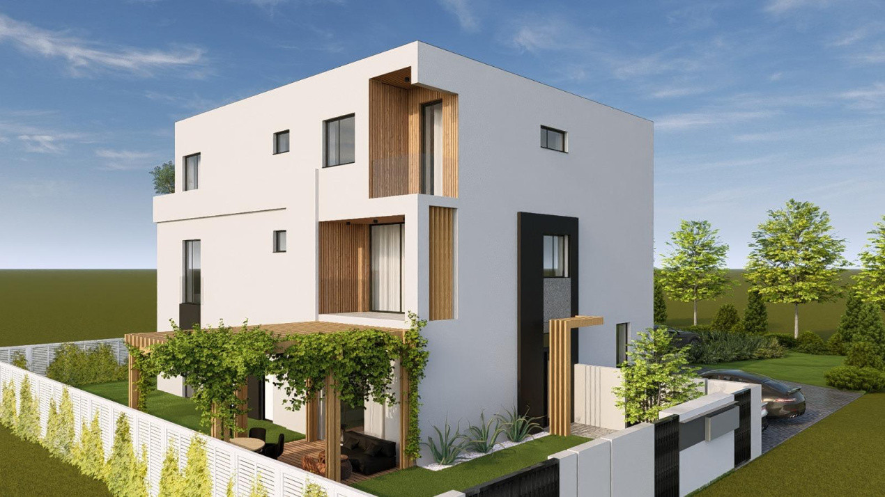 Apartament modern 4 camere 4 bai ultrafinisat teren 174mp Arhitectilor