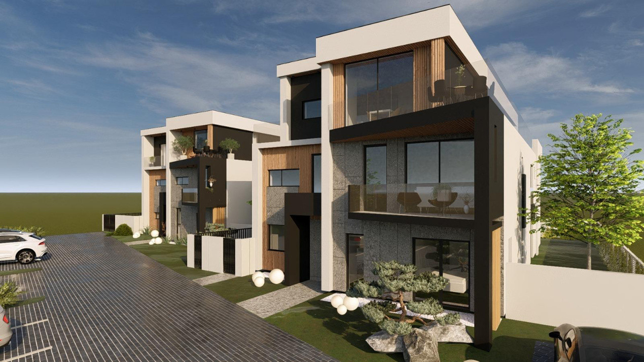 Apartament modern 4 camere 4 bai ultrafinisat teren 174mp Arhitectilor