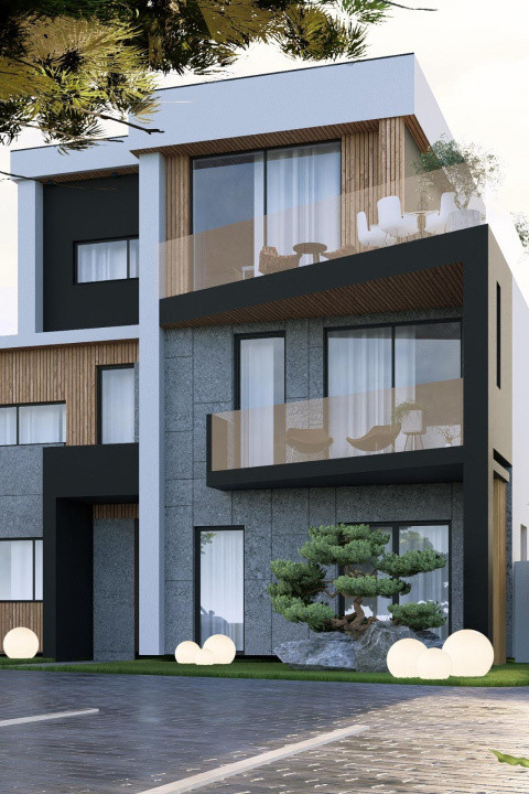 Apartament 4 camere 149mp utili ultrafinisat teren 200mp Arhitectilor