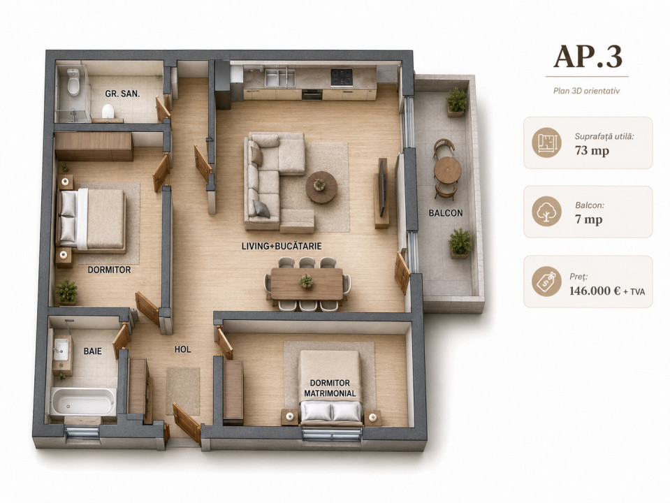 Apartament 5 camere 149mp utili ultrafinisat teren 200mp Arhitectilor