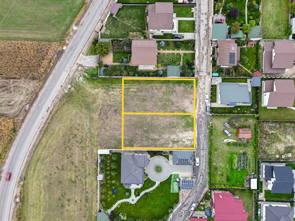 Teren Hărman 825 mp sau 1649 mp, utilități+avize, vedere Lempes, Comision 0%