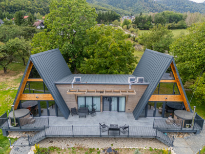 Afacere la cheie in inima naturii- Case smart A-Frame