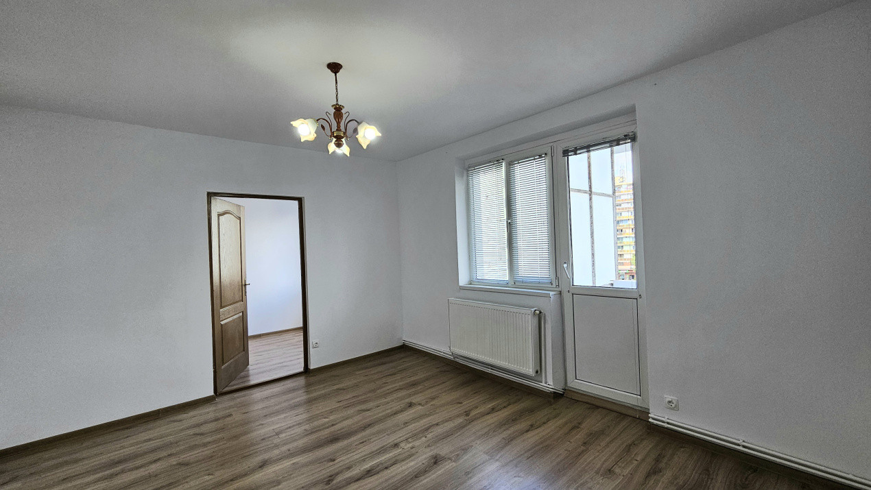 Apartament 2 camere cu geam la baie, 38,6 mpu, renovat 2025, Scoala nr. 6  Sibiu