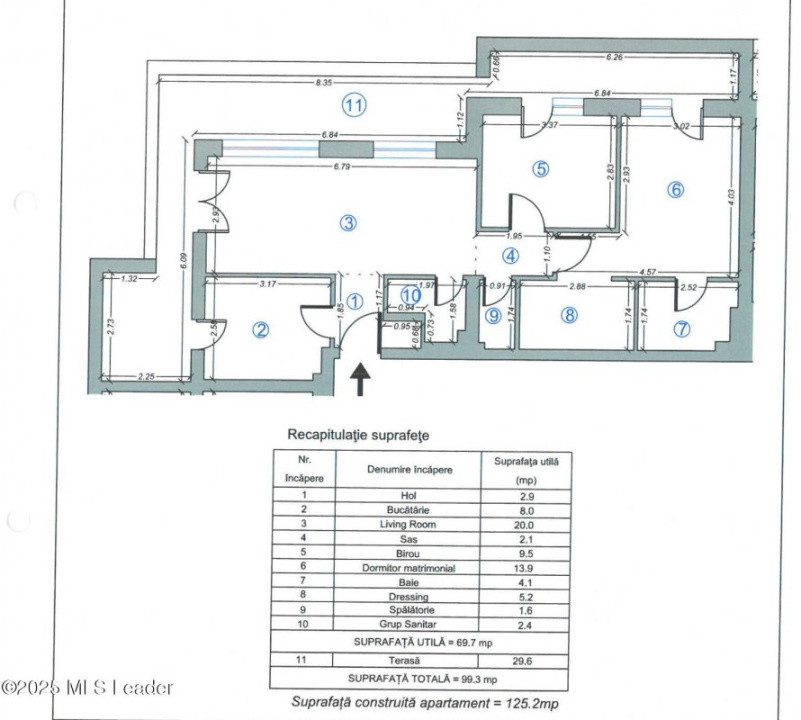 Apartament 3 camere | 99,3 mp | H Pipera Lake