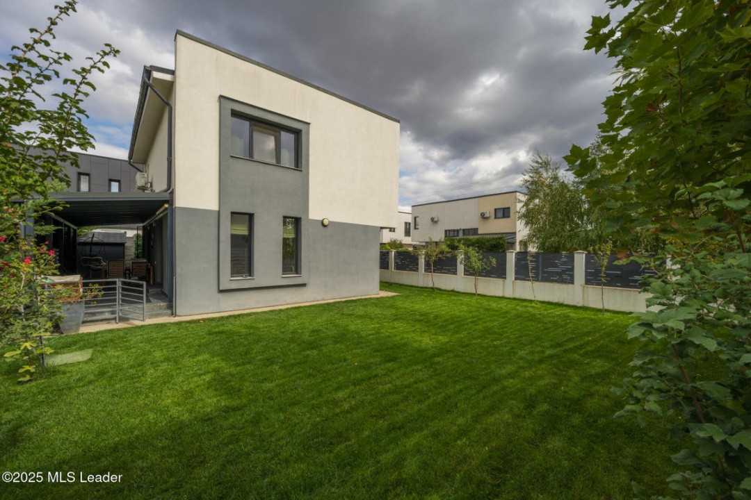 Casă modernă 4 camere,141m,living generos, curte verde, Tunari