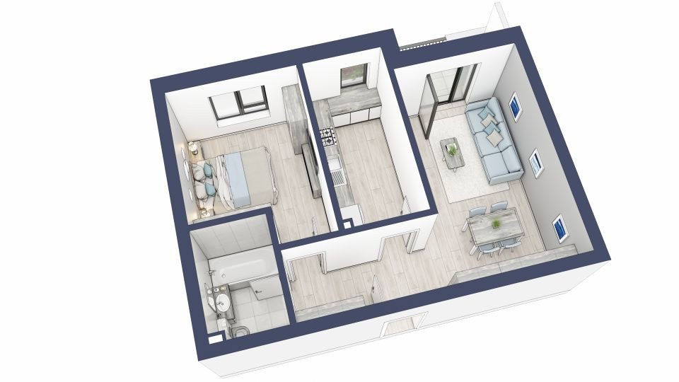Apartament 2 camere - Nou - Decomandat - Zona Vest