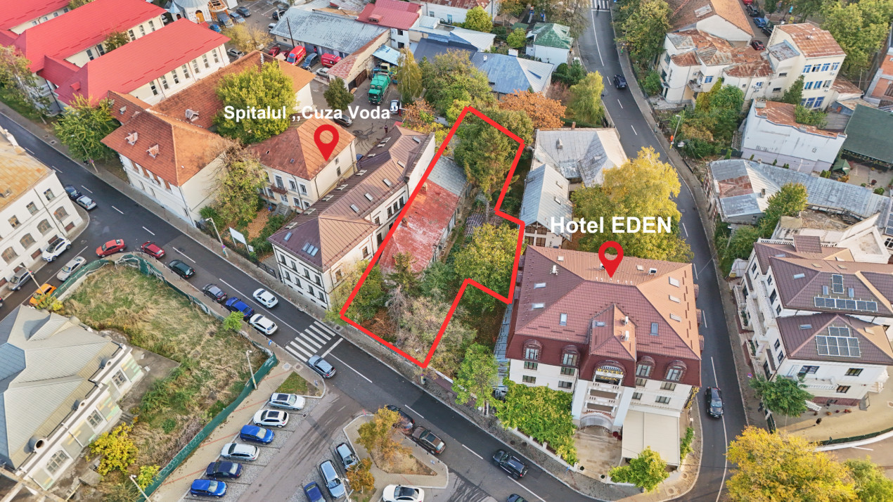 Teren în centrul Iasului, langa Hotel Eden