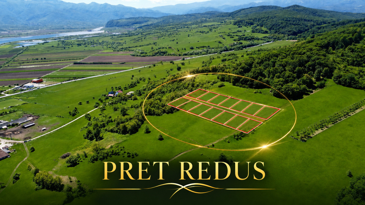 Bradu, Sibiu – terenuri 500 mp cu priveliște la munți și râu, doar 7.500 €