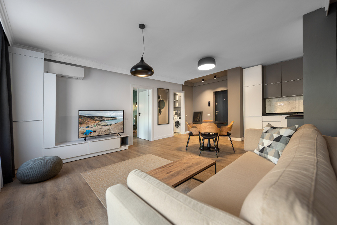 Apartament 2 camere cu terasă de 34 mp, parcare subterana– Plopilor