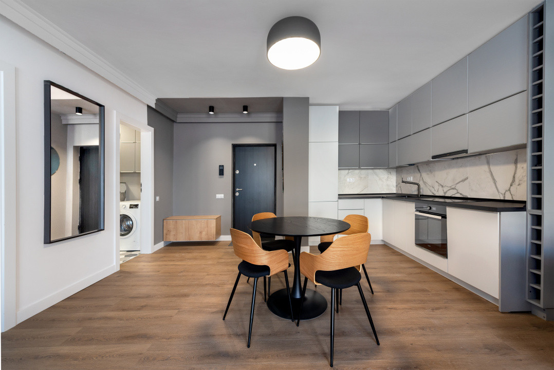 Apartament 2 camere cu terasă de 34 mp, parcare subterana– Plopilor