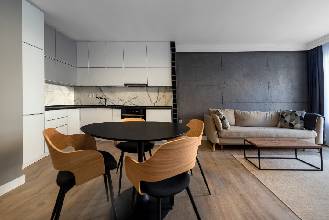 Apartament 2 camere cu terasă de 34 mp, parcare subterana– Plopilor