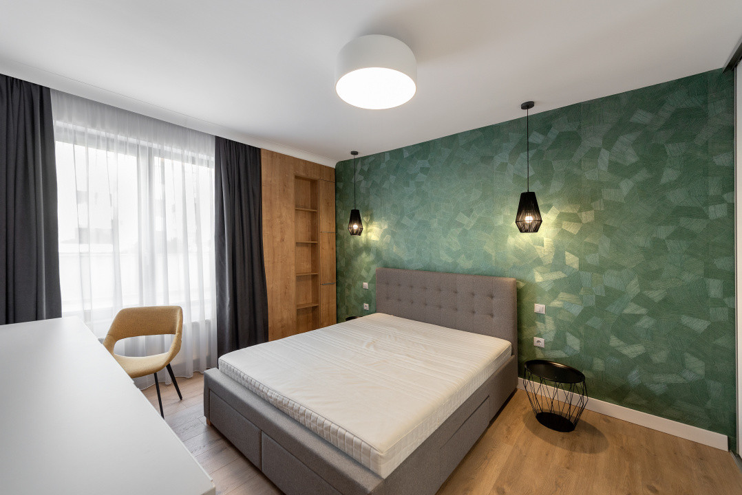 Apartament 2 camere cu terasă de 34 mp, parcare subterana– Plopilor