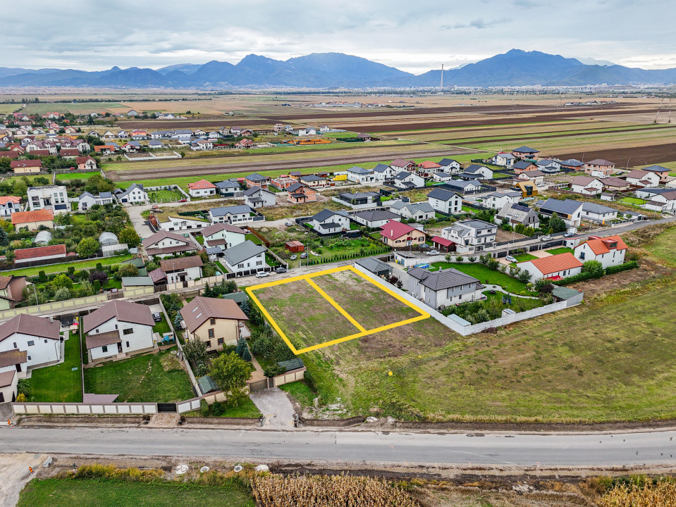 REZERVAT!! Teren de vânzare, Harman, zona centrala, intravilan, Comision0%