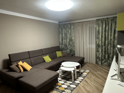 Apartament 2 camere, bucătărie separata, complet mobilat și utilat 
