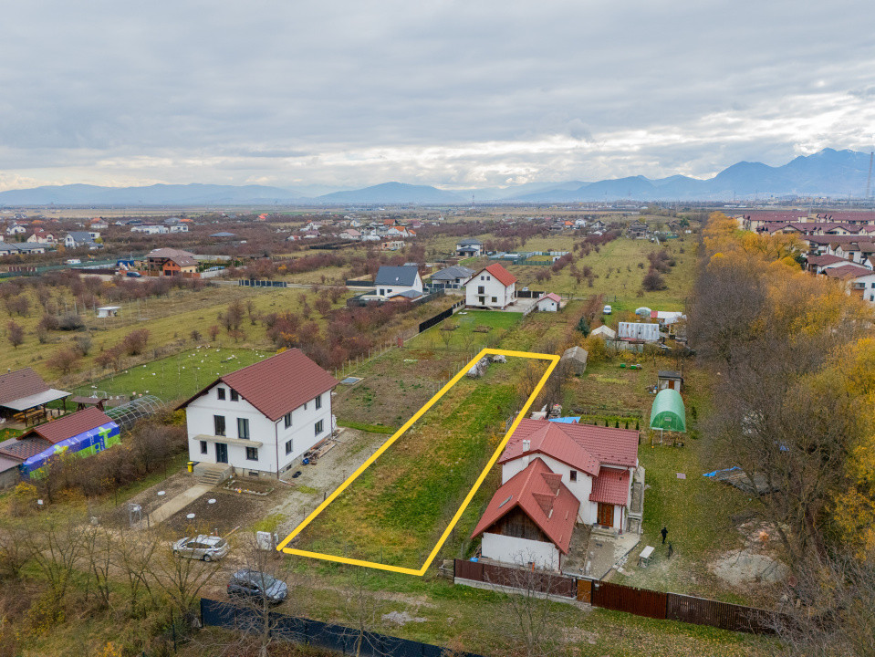 Teren intravilan Sânpetru, 1039 mp, str. Mărului – Comision 0%