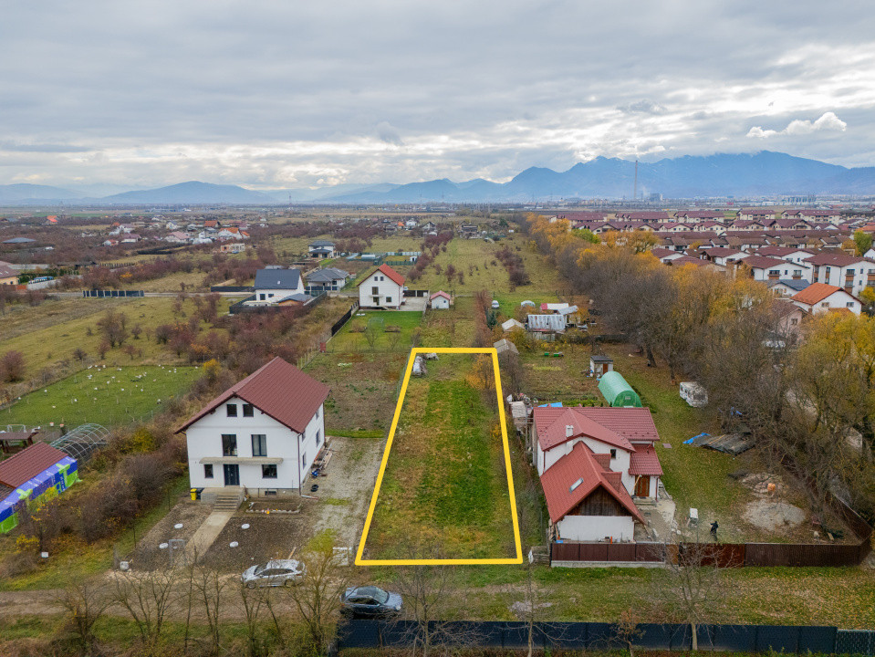 Teren intravilan Sânpetru, 1039 mp, str. Mărului – Comision 0%