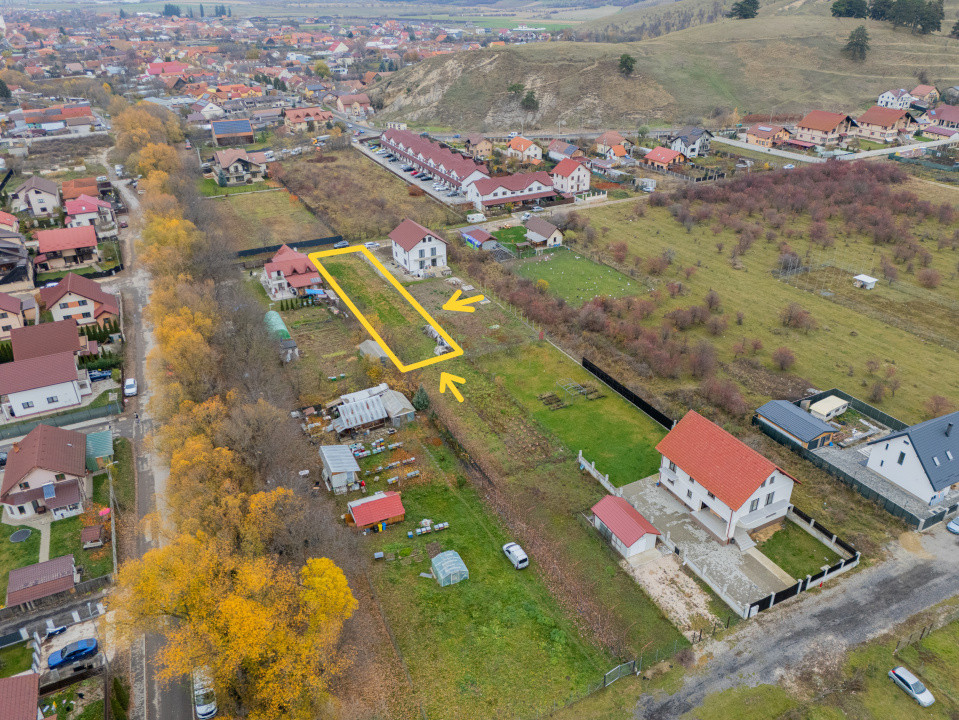 Teren intravilan Sânpetru, 1039 mp, str. Mărului – Comision 0%