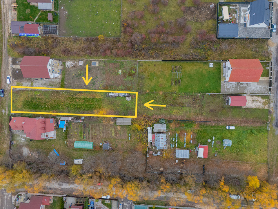 Teren intravilan Sânpetru, 1039 mp, str. Mărului – Comision 0%