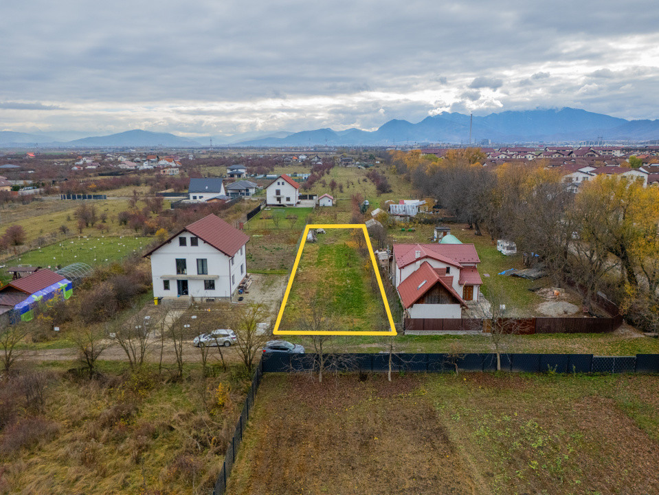 Teren intravilan Sânpetru, 1039 mp, str. Mărului – Comision 0%