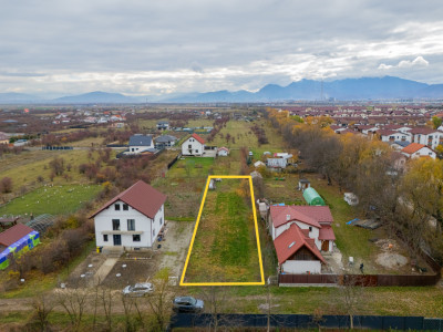 Teren intravilan Sânpetru, 1039 mp, str. Mărului – Comision 0%