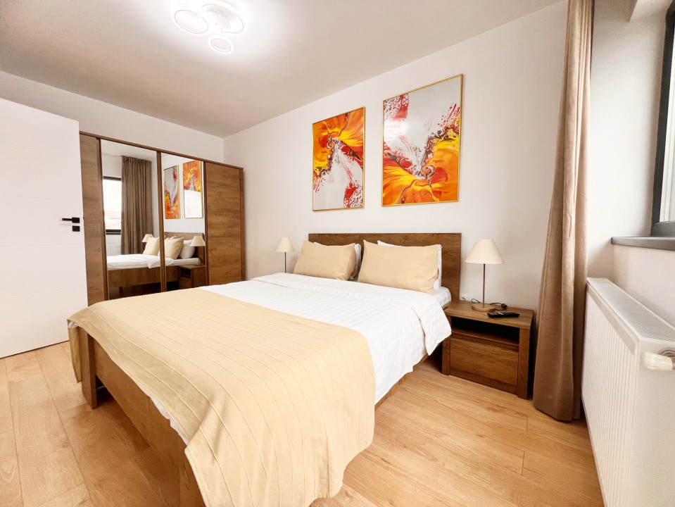 Ap. modern cu 3 cam. complet mobilat si utilat+loc de parcare-Kaufland