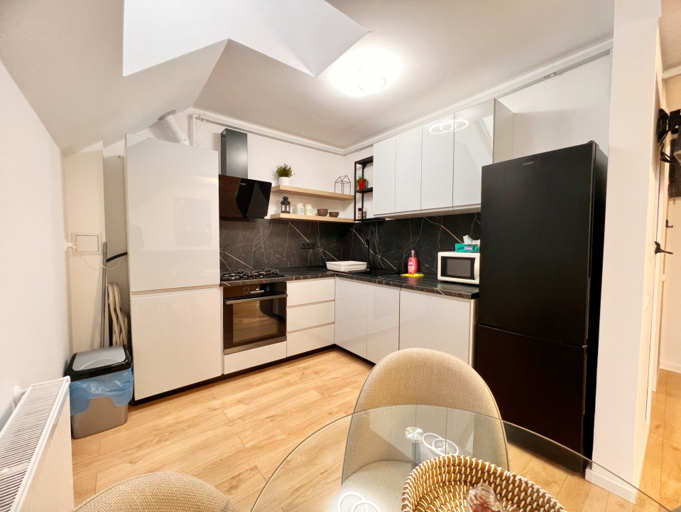 Ap. modern cu 3 cam. complet mobilat si utilat+loc de parcare-Kaufland