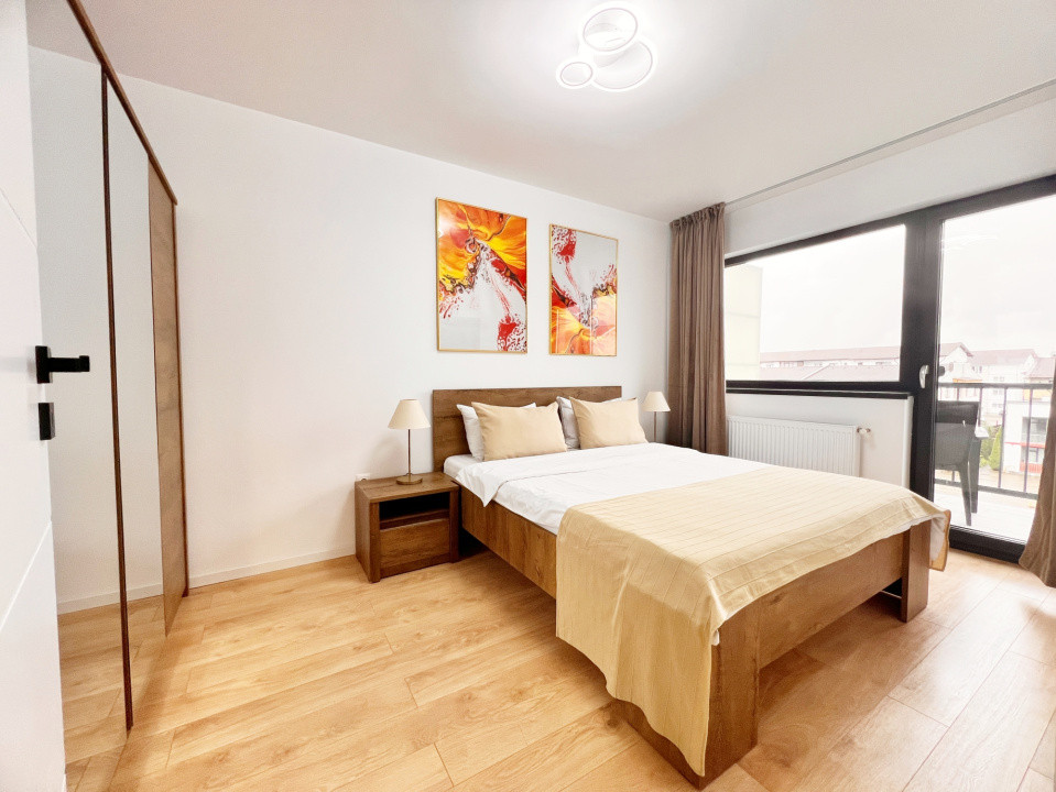 Ap. modern cu 3 cam. complet mobilat si utilat+loc de parcare-Kaufland