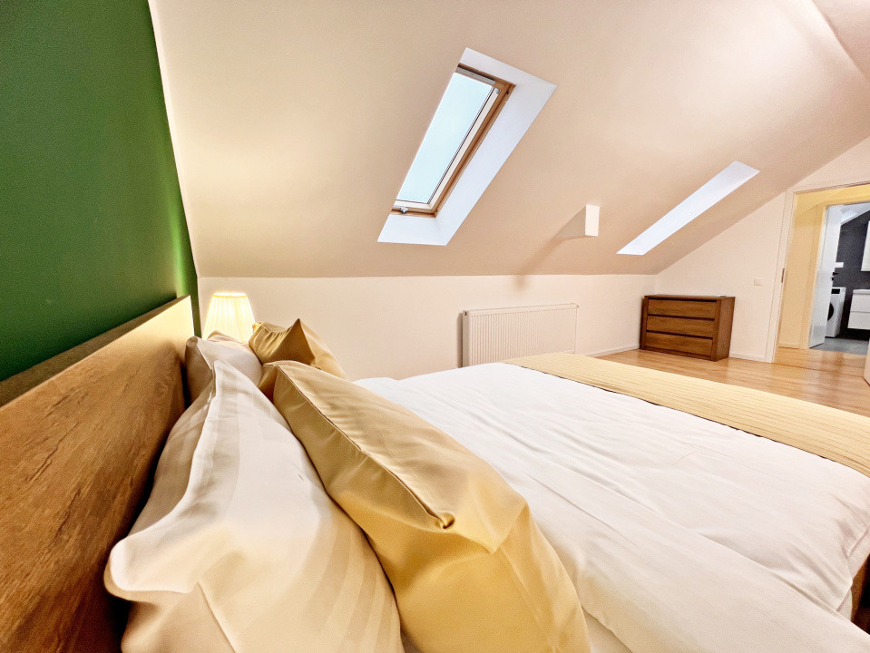 Ap. modern cu 3 cam. complet mobilat și utilat, două băi+loc de parcare