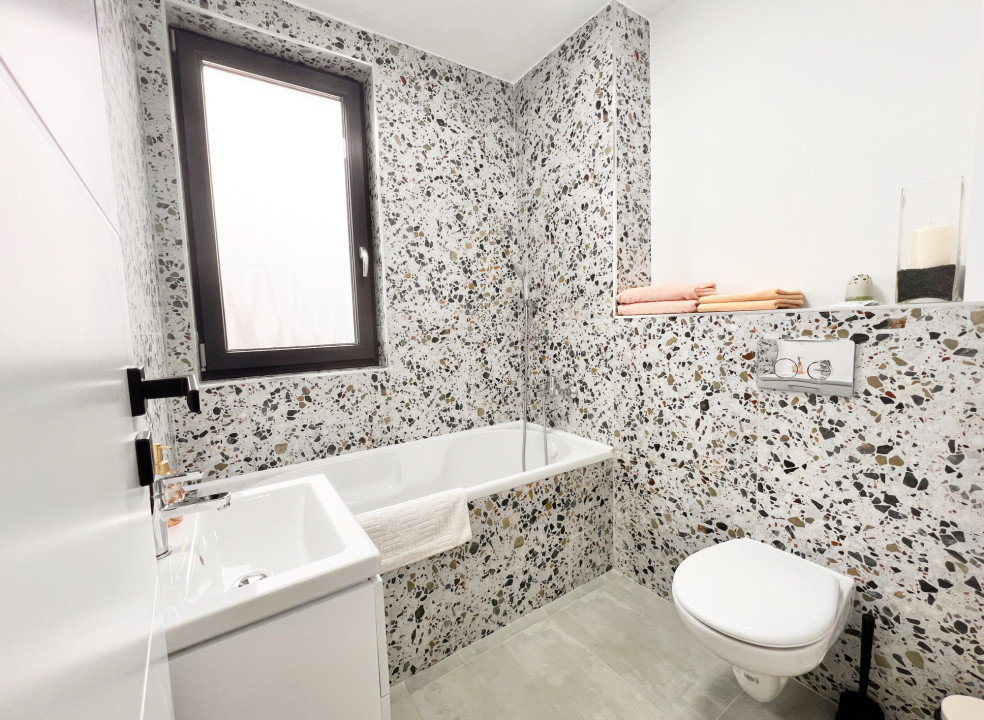 Ap. modern cu 3 cam. complet mobilat și utilat, două băi+loc de parcare