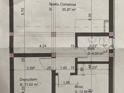 Spațiu finisat, 2 intrări, parcare – Doamna Stanca–Dedeman, disponibil acum
