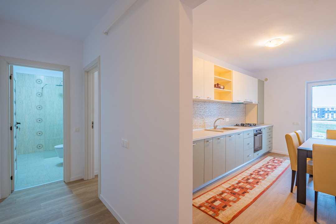 Apartament 2camere mobilat, balcon 10 mp, vedere Cindrel, parcare, Doamna Stanca