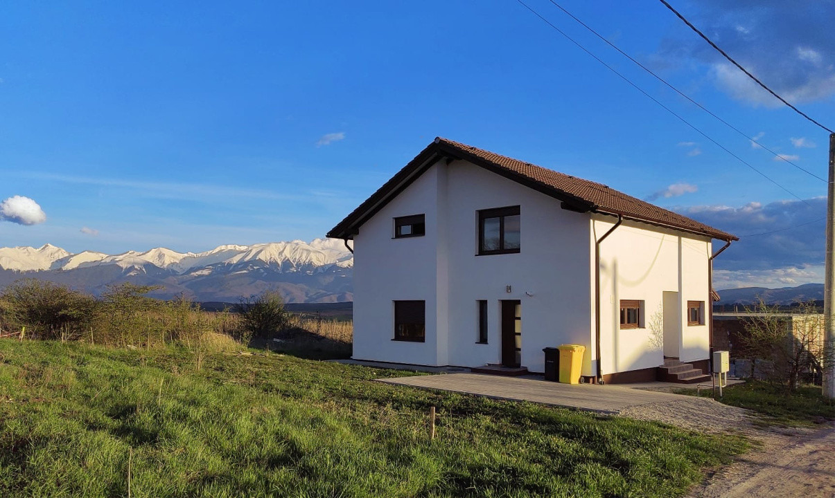 Casa individuala 5 camere finalizata mobilata Est Sibiu teren 372mp