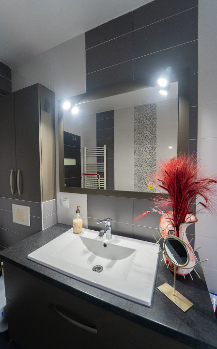 Apartament 3 camere cu destinație rezidențială și comercială – curte proprie 