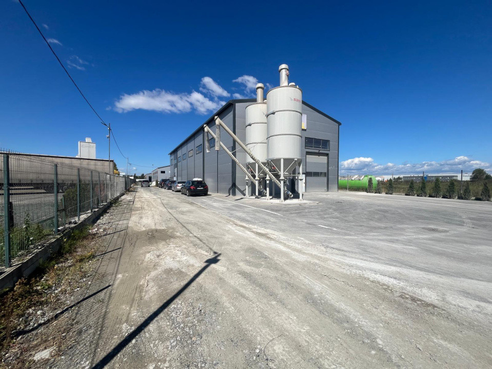 Hala industriala independenta energetic 600 mp judetul Sibiu