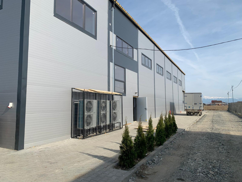Hala industriala independenta energetic 600 mp judetul Sibiu