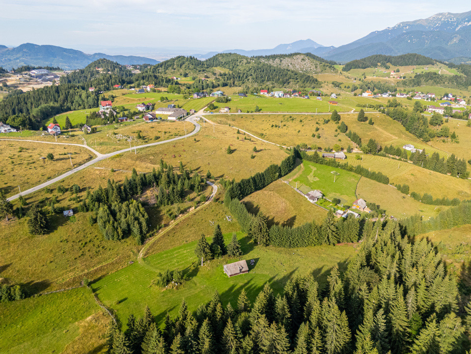 Teren de vânzare în Fundata, jud. Brașov – view superb, oportunitate investitie!