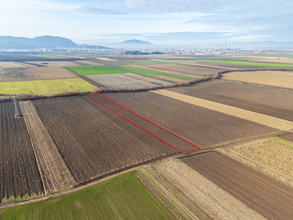 Teren extravilan în Sacele-3500mp, Comision cumparator 0%