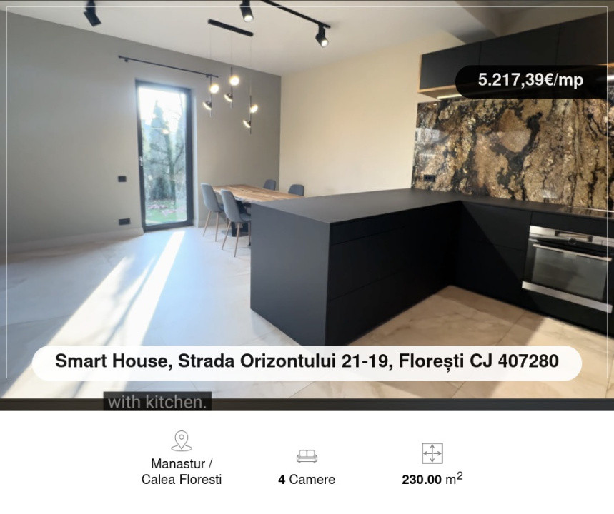 Smart House For Sale/For Rent, Strada Orizontului 20, Florești CJ 407280