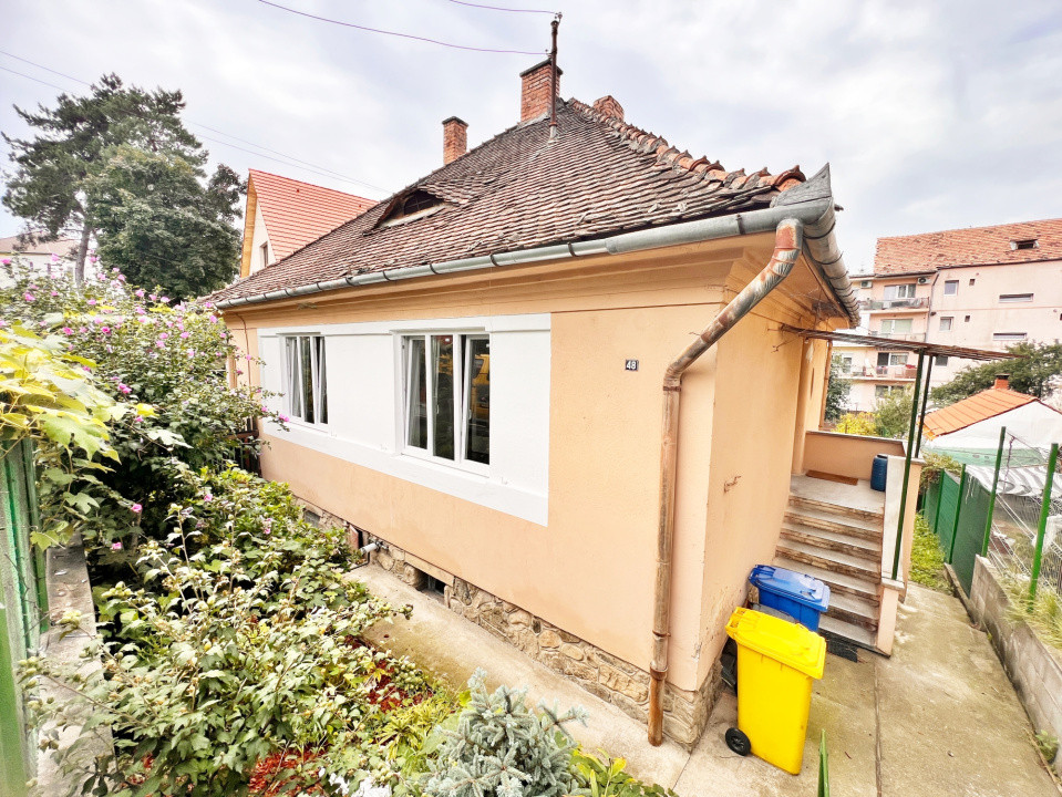 Casă pe un singur nivel cu 3 camere+pivniță. Pod și curte-Zona Sub Arini