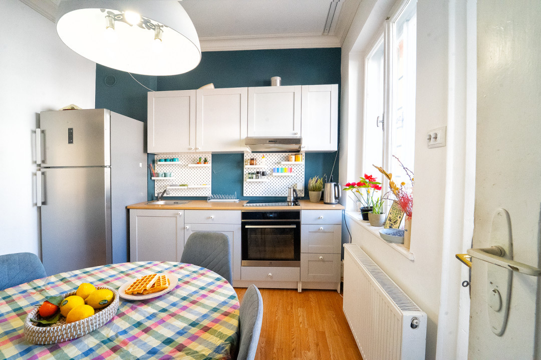 Casă pe un singur nivel cu 3 camere+pivniță. Pod și curte-Zona Sub Arini