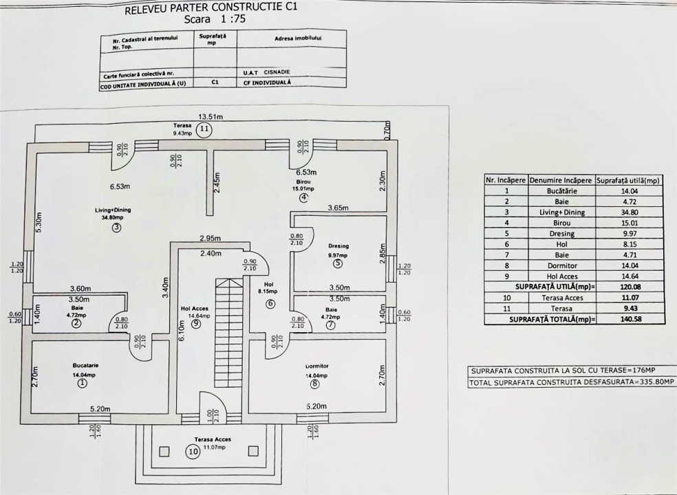Casă mare cu teren generos – perfect împărțită pentru birouri sau 4 apartamente
