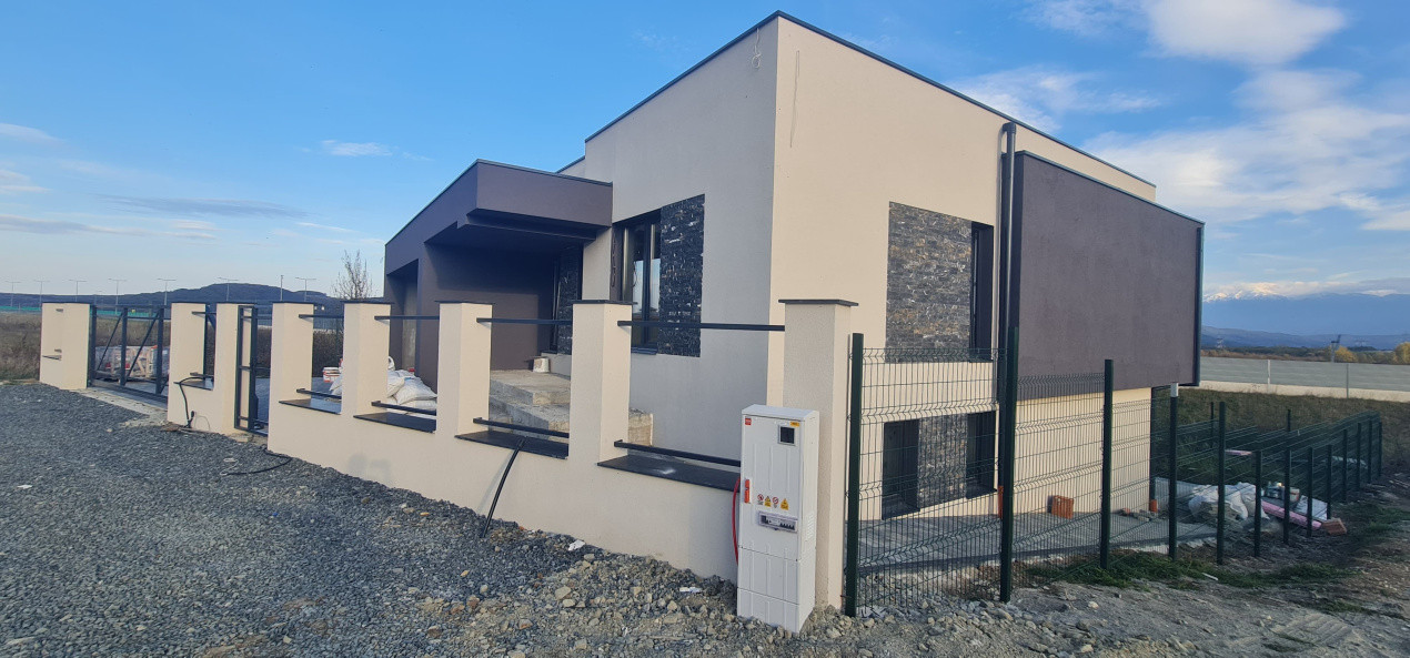 Casă Individuală modernă 4 cam–Teren 815 mp.SU 201 mp. Șelimbăr-Sibiu