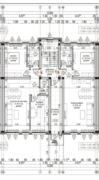 Apartament 3 camere, două băi, curte 50 mp.-Natura la tine acasă! Cristian-SiBiU