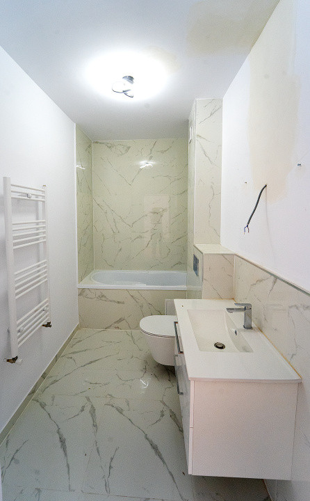 Penthouse 3  camere - finisat la cheie, intabulat